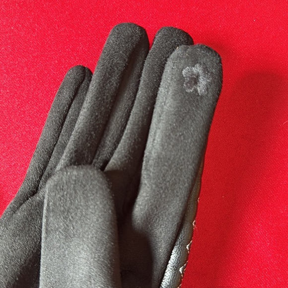 NWT Justin Gregory faux leather gloves - Picture 4 of 6